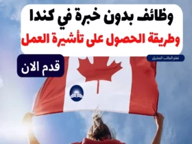 وظائف بدون خبرة في كندا 2024 للهجرة على تأشيرة العمل