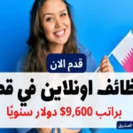 وظائف اونلاين في قطر 2024 براتب 9600 دولار سنويا