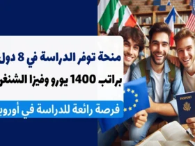 فرصة رائعة للدراسة في أوروبا: منحة توفر الدراسة في 8 دول براتب 1400 يورو وفيزا الشنغن