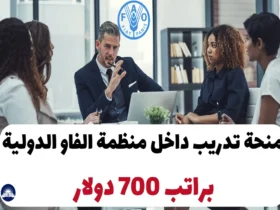 منحة تدريب داخل منظمة الفاو الدولية براتب 700 دولار 2024