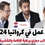 عقد عمل في كرواتيا 2024 براتب مجزي ورعاية الإقامة والتأشيرة